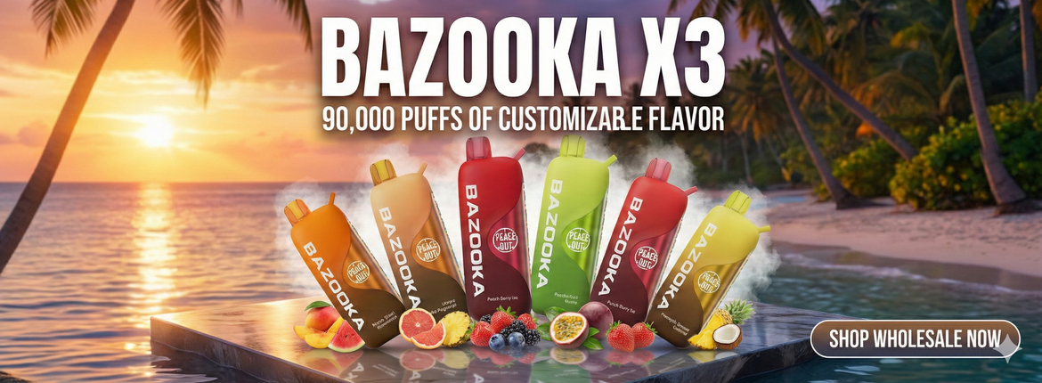 Peace Out Bazooka Wholesale Toronto | Bulk 90,000 Puffs Distributor