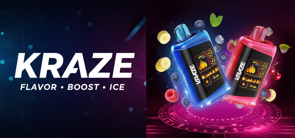 Kraze Disposable Vapes Wholesale | Buy Luna 42K & HD Mega Toronto