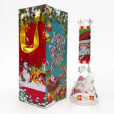 14" Holiday Series 7mm Glow-in-the-Dark Bong | Wholesale Glassbong Toronto