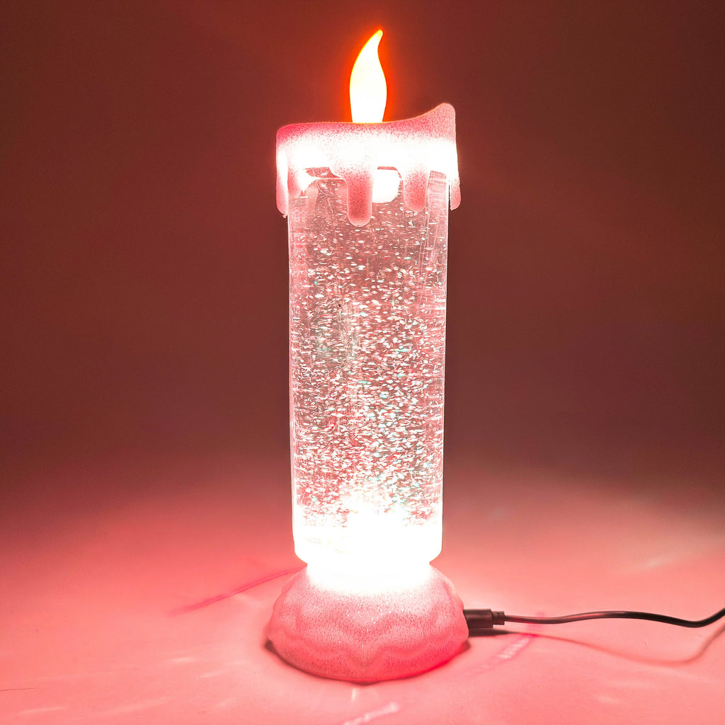 Snow Glow Magic LED Candle | Wholesale Holiday Decor Toronto