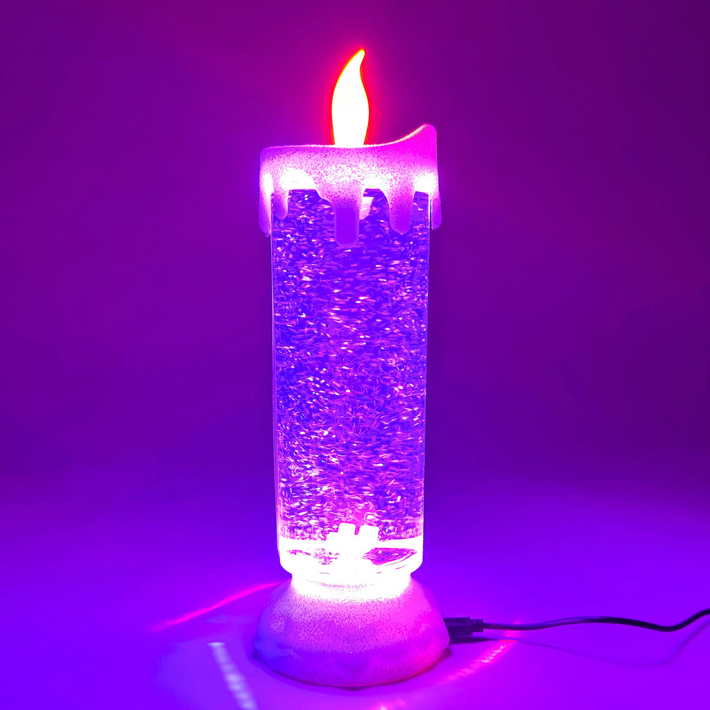 Snow Glow Magic LED Candle | Wholesale Holiday Decor Toronto