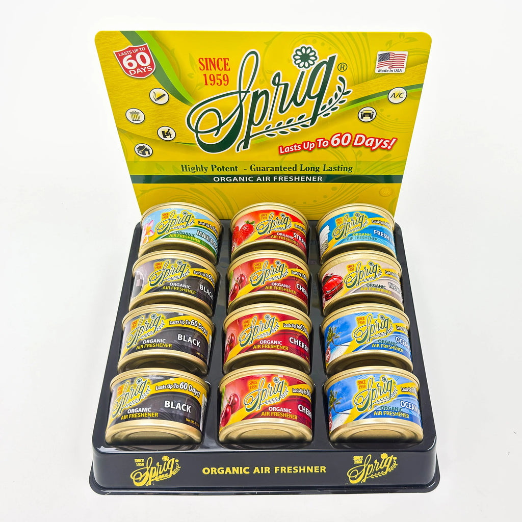 SPRING® Organic Gel Air Freshener (Box of 12) | Wholesale Auto & Home