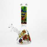 10" Glass Beaker Bong with SB Design [FT06] | Wholesale