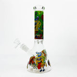 10" Glass Beaker Bong with SB Design [FT06] | Wholesale