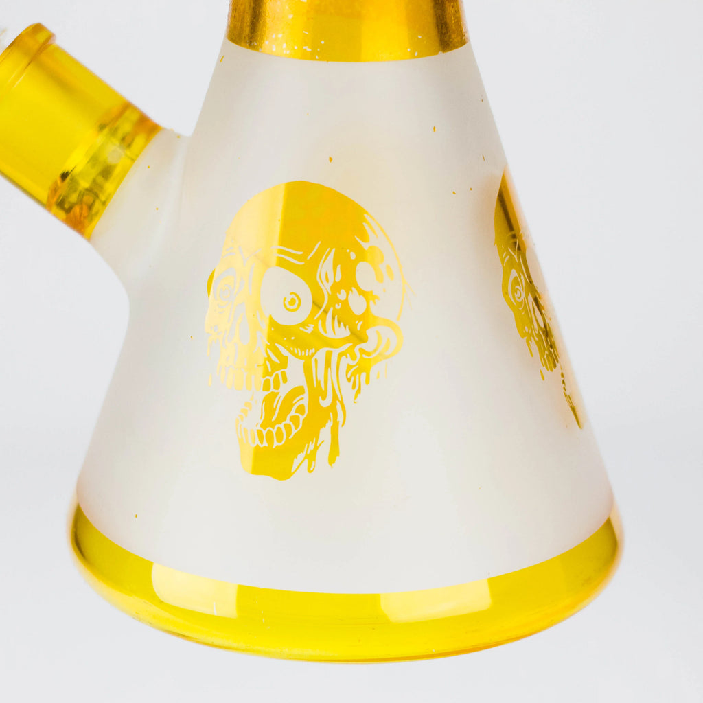 FOGGX 14" Sandblasted Small Skull Beaker (7mm Thick) | FT1649ATS