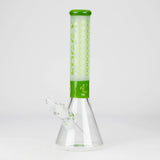 FOGGX 14" Sandblasted Frosted Beaker Bong (7mm) | FT321 Wholesale