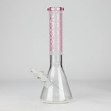 FOGGX 14" Sandblasted Beaker Water Pipe (7mm) | FT292 Wholesale