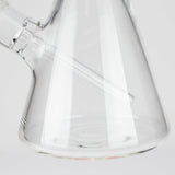 FOGGX | 14" Sandblasted Frosted Small Skull Beaker Glass Water Pipe – 7mm Thick [FT1649ATS]