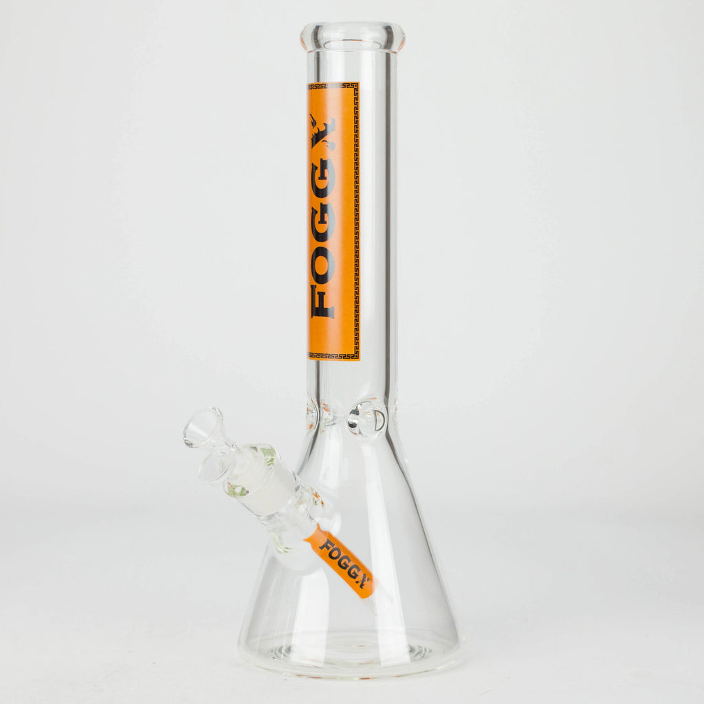 FOGGX 14" Classic Beaker Water Pipe (7mm Thick) | FT590 Wholesale