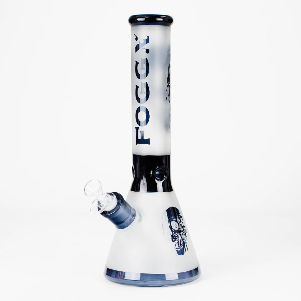 FOGGX 14" Sandblasted Small Skull Beaker (7mm Thick) | FT1649ATS