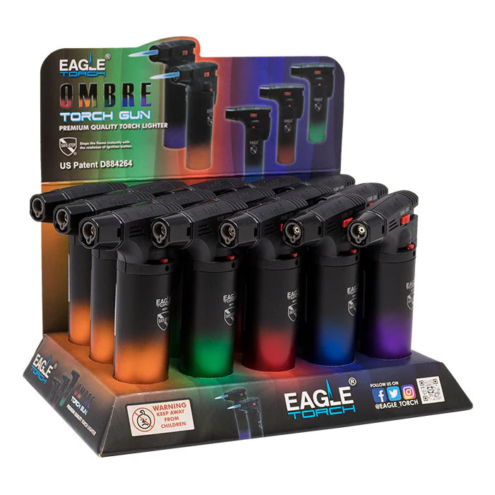 Eagle Torch | Ombre Edition Torch Lighter Display – 15 Units [PT101OMB]