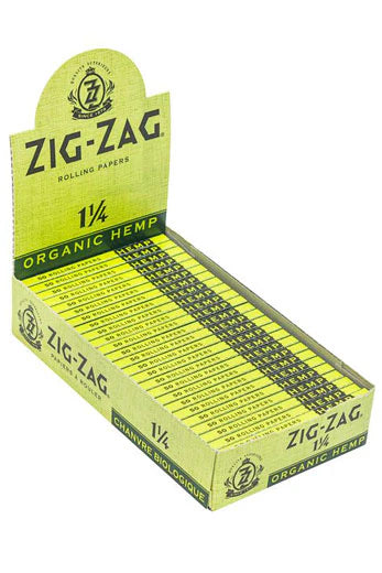 Zig-Zag Organic Hemp 1 1/4 Rolling Papers | Wholesale Box of 25