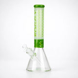 FOGGX 14" Sandblasted Frosted Beaker Bong (7mm) | FT321 Wholesale