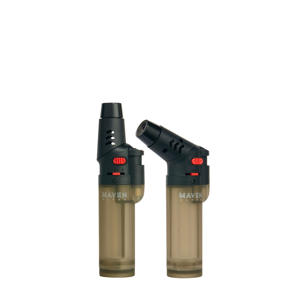 Maven Alpha Transparent Torch Lighters – 15 Count Wholesale Toronto
