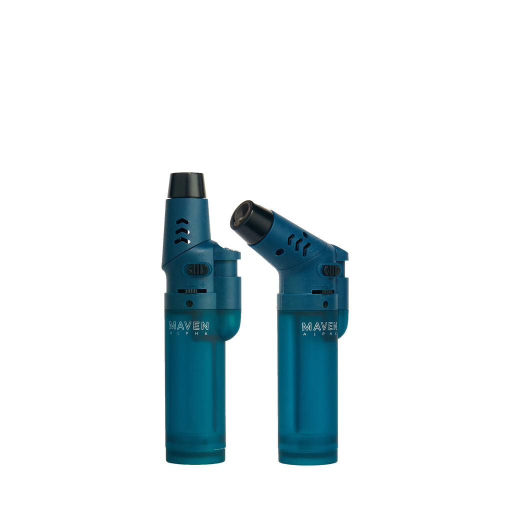 Maven Alpha Transparent Torch Lighters – 15 Count Wholesale Toronto