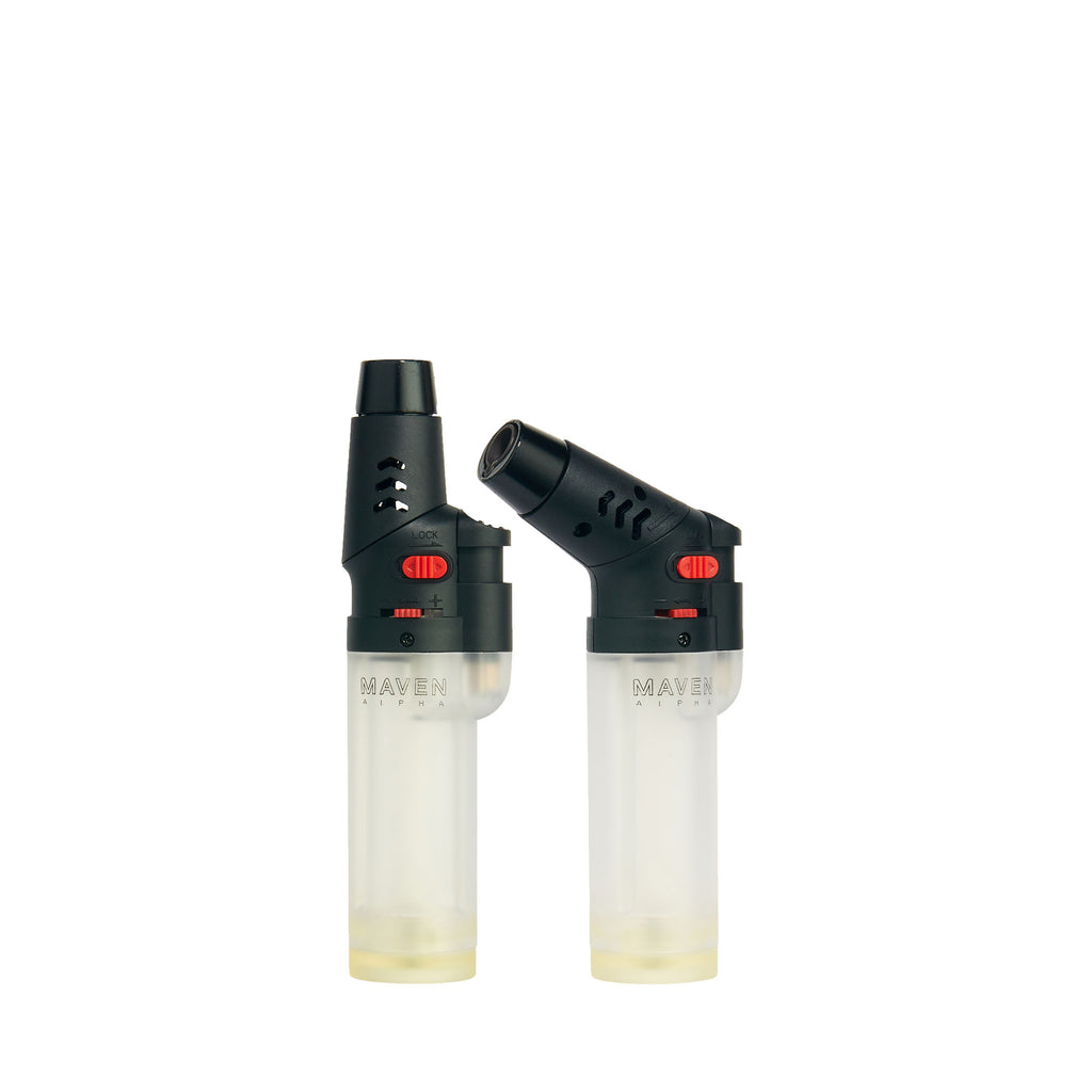 Maven Alpha Transparent Torch Lighters – 15 Count Wholesale Toronto