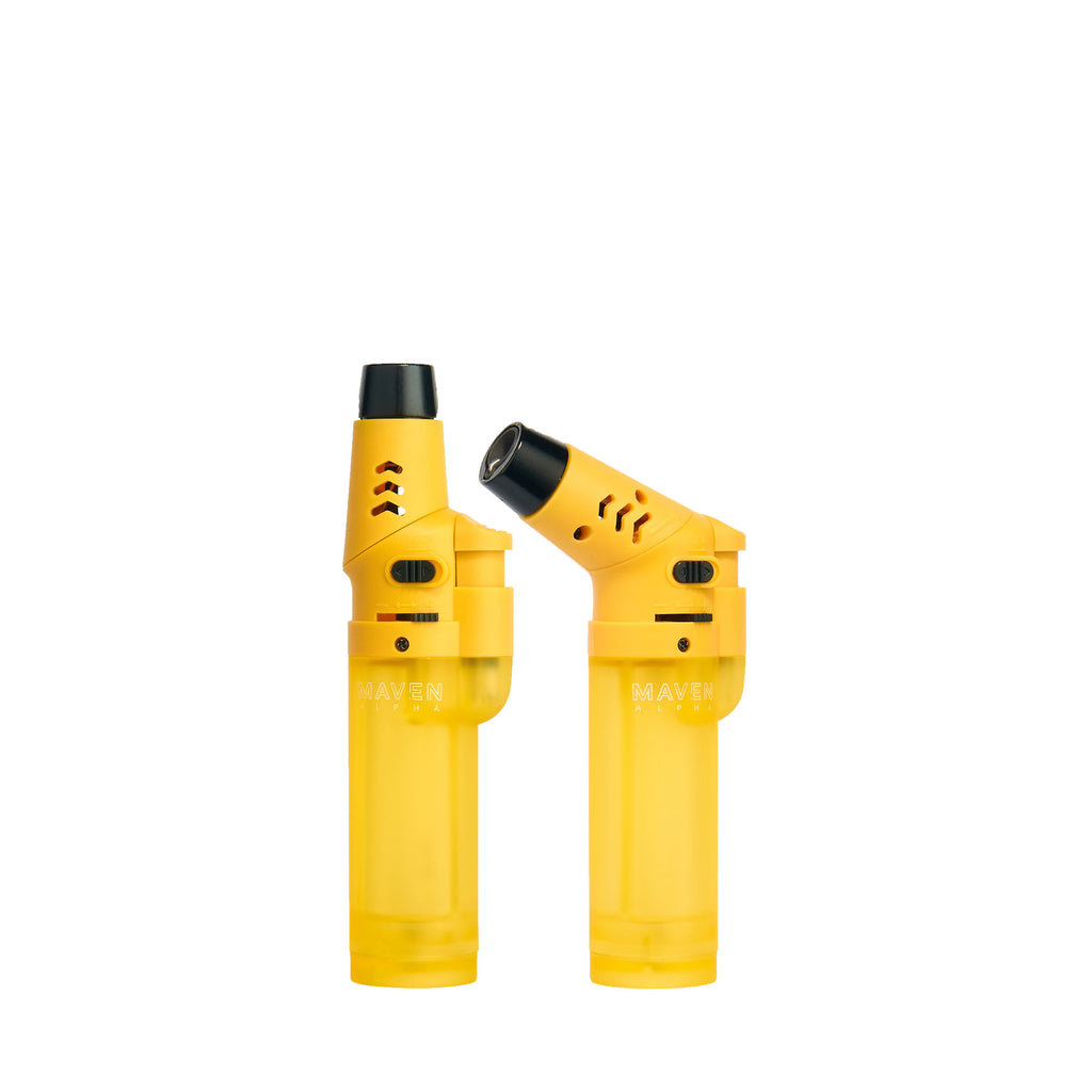 Maven Alpha Transparent Torch Lighters – 15 Count Wholesale Toronto