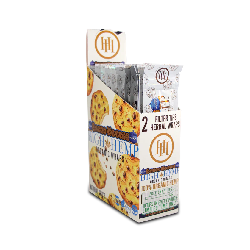 High Hemp Organic Wraps [Box of 25 Packs] | Wholesale