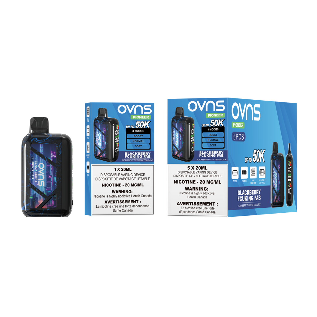 OVNS Pioneer 50K Disposable Vape | Wholesale Box of 5