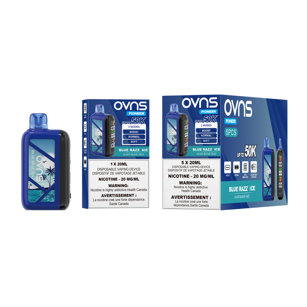 OVNS Pioneer 50K Disposable Vape | Wholesale Box of 5