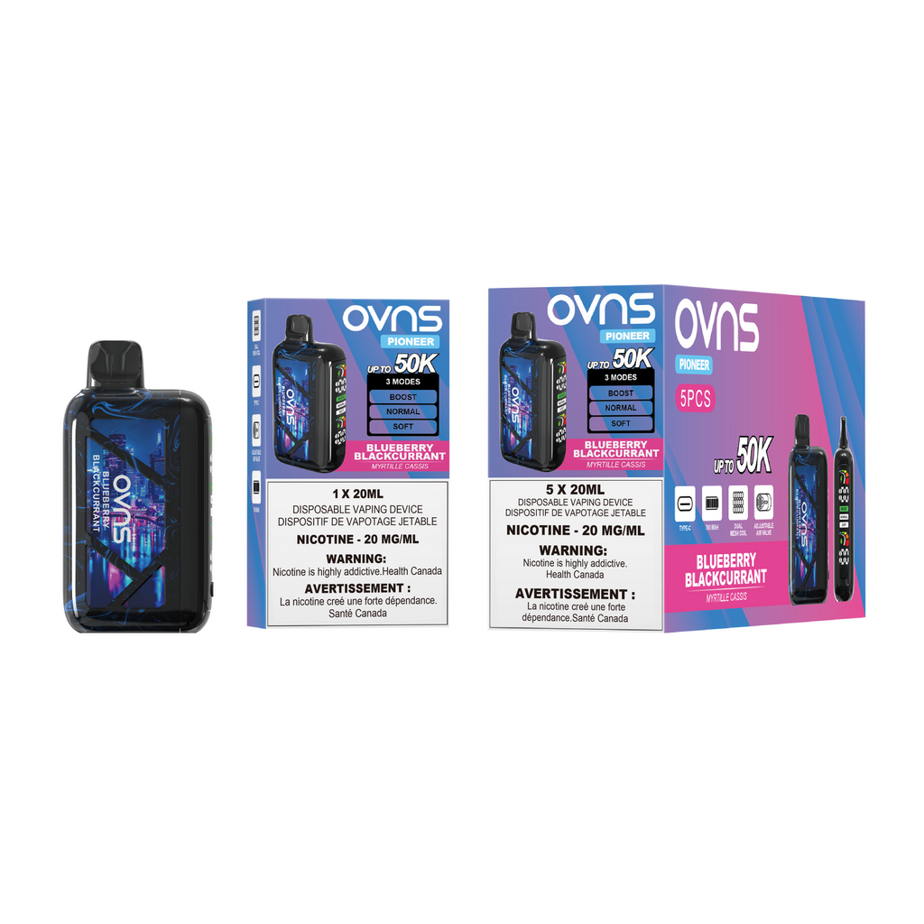 OVNS Pioneer 50K Disposable Vape | Wholesale Box of 5