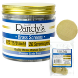 Randy's 0.625" Screens (Case of 36 Jars) | Wholesale Smoking Accessories