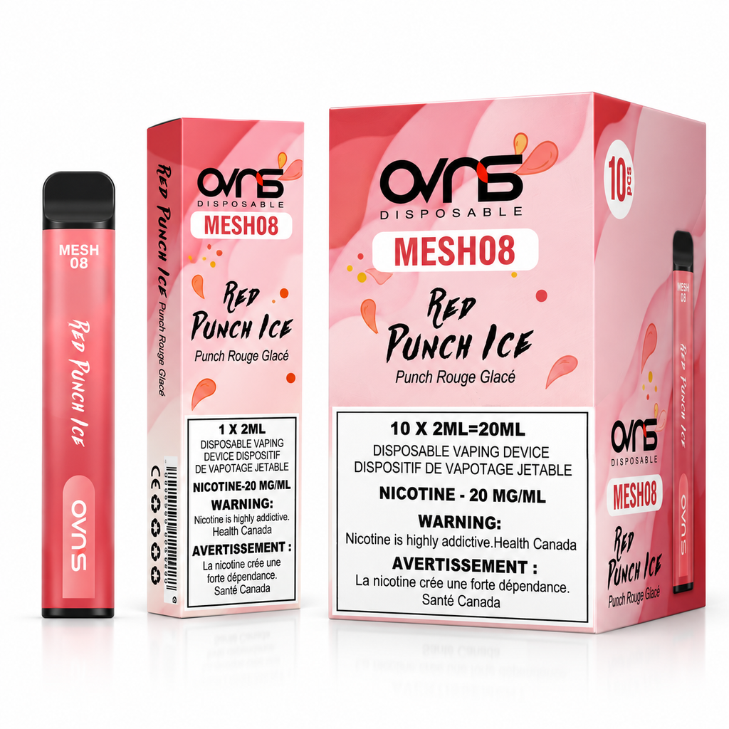 OVNS Mesh 08 - 2500 Puffs |20 Mg/ml | Mesh Coil Technology (Pack of 10 available)