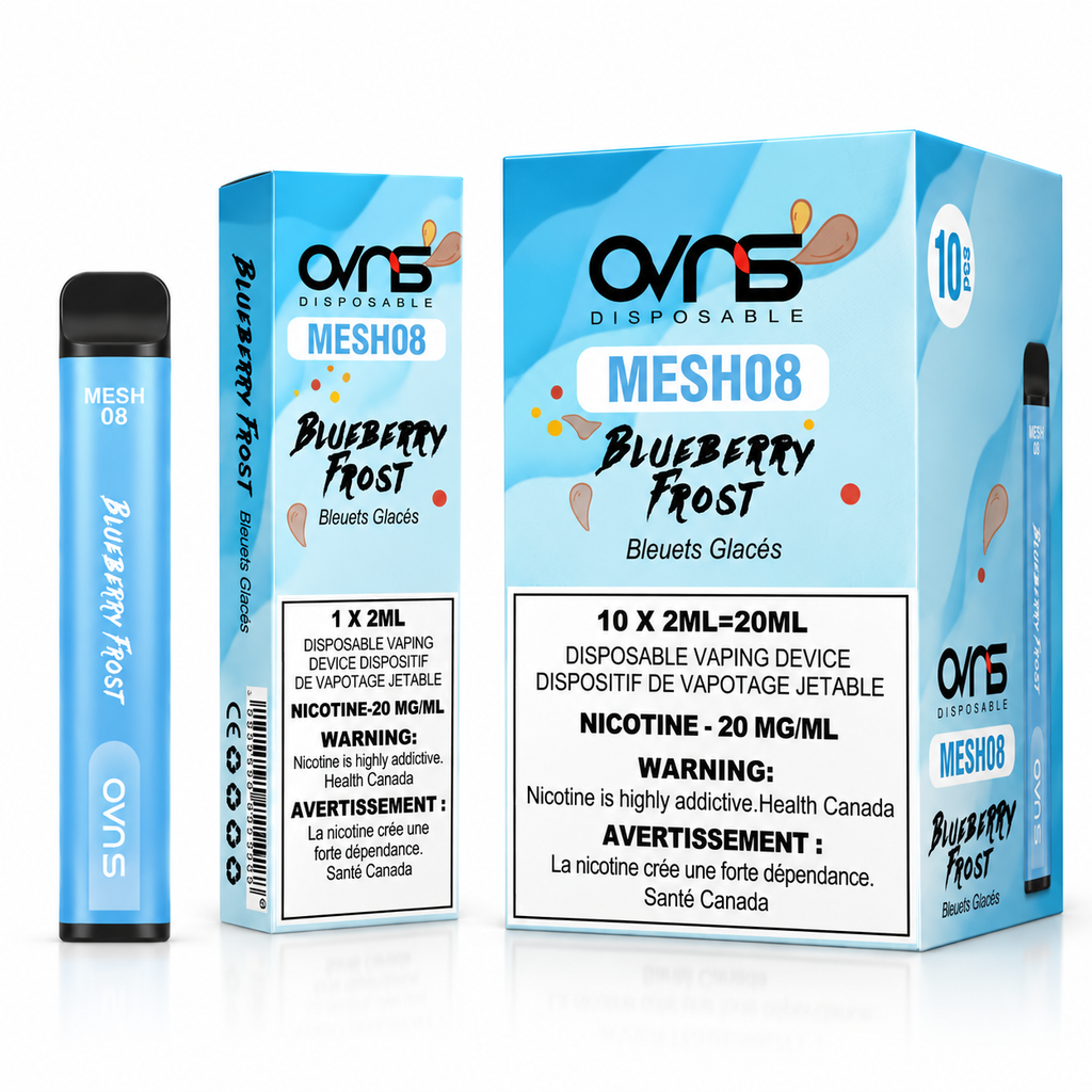 OVNS Mesh 08 - 2500 Puffs |20 Mg/ml | Mesh Coil Technology (Pack of 10 available)