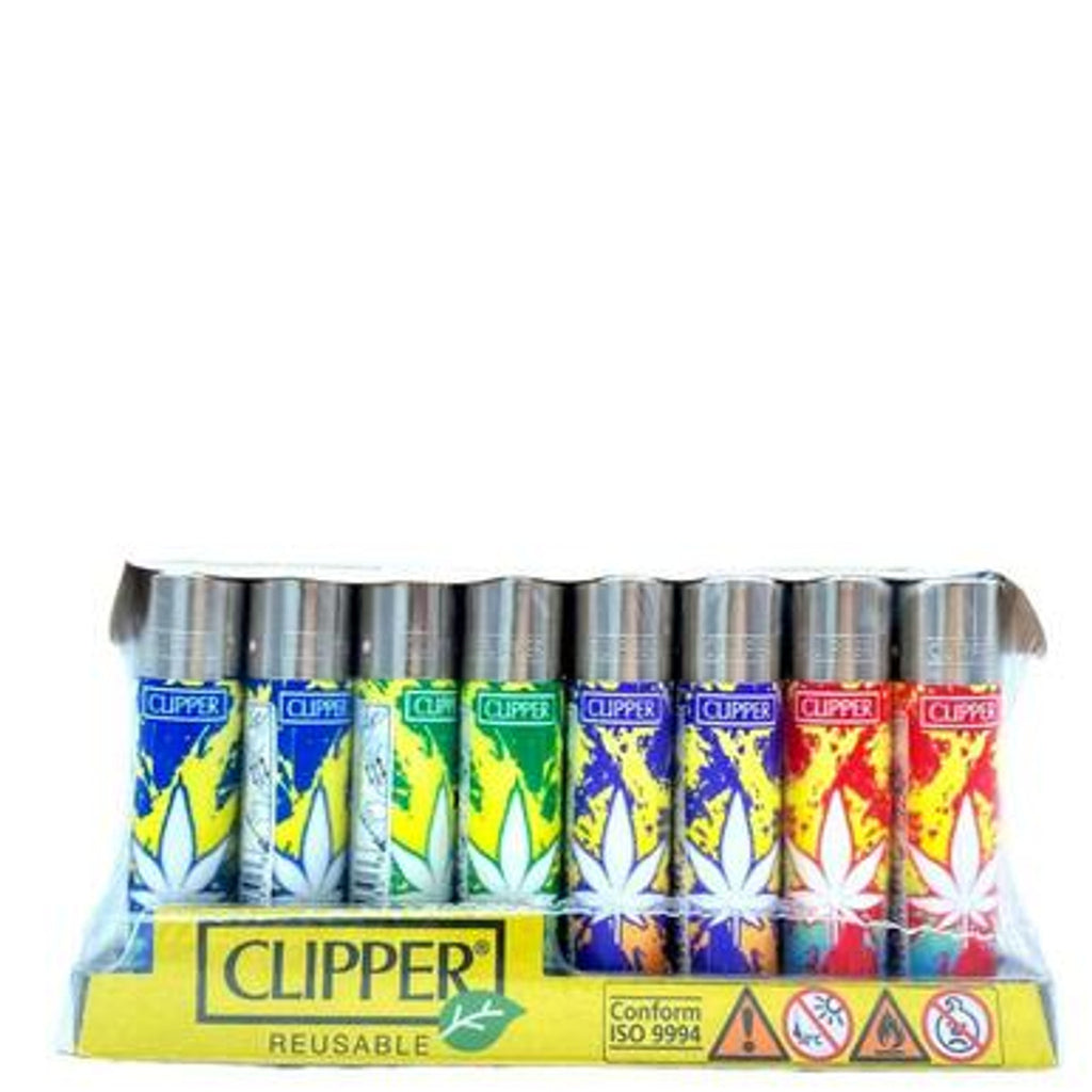 Clipper Leaves 10 Series Lighters - 48ct