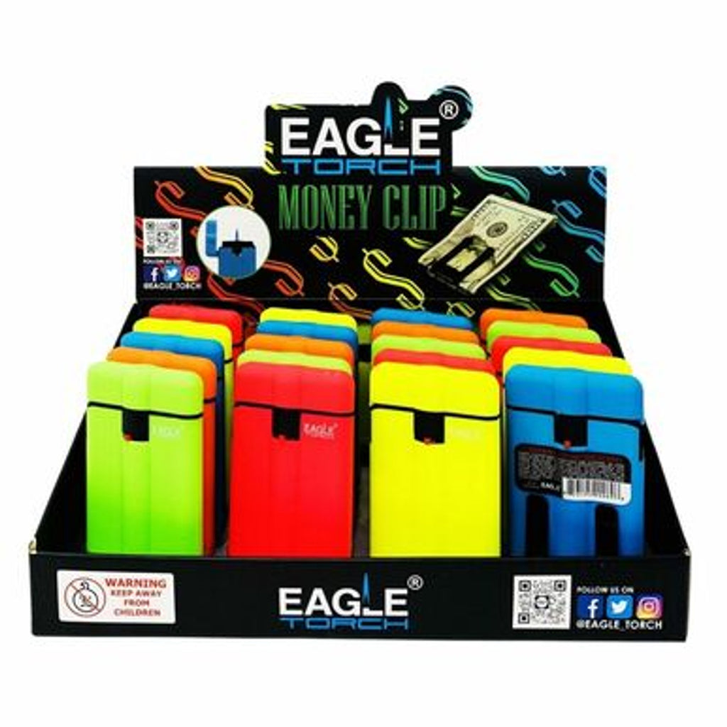 Eagle Money Clip (PT161MC) Torch Lighter - 20ct