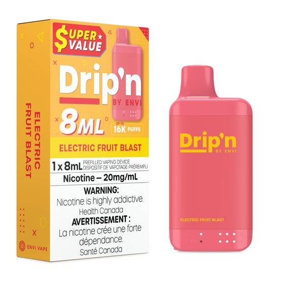 Drip'n by Envi 16K (Box of 5) | Wholesale Disposable Vapes Toronto