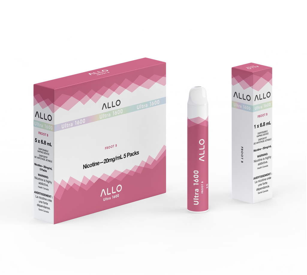 ALLO ULTRA 1600 DISPOSABLE 25PC/CARTOON