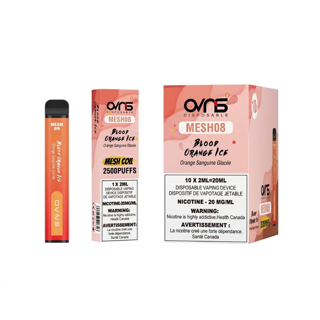 OVNS Mesh 08 - 2500 Puffs |20 Mg/ml | Mesh Coil Technology (Pack of 10 available)
