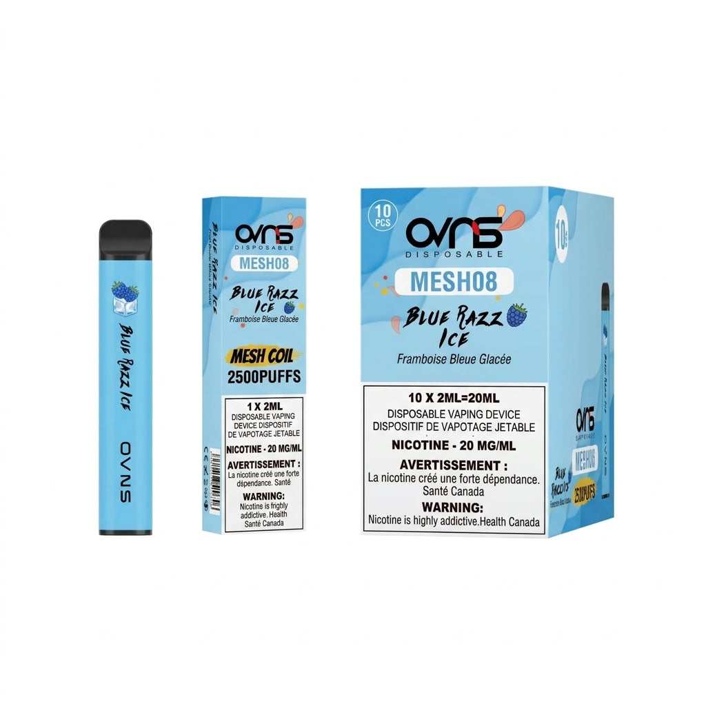 OVNS Mesh 08 - 2500 Puffs |20 Mg/ml | Mesh Coil Technology (Pack of 10 available)