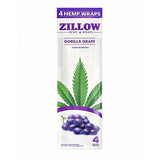 Zillow Natural Hemp Wraps [Box of 20 Packs] | Wholesale