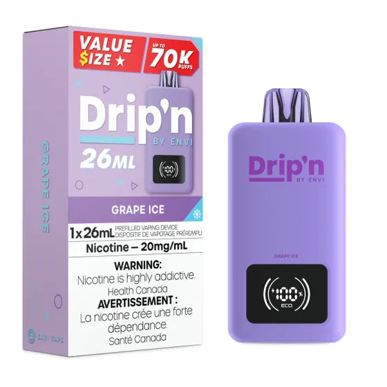 Drip'n by Envi 26mL (Box of 5) | 70,000 Puff Wholesale Vape Toronto