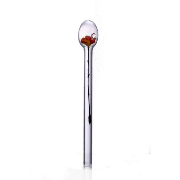 HAPPY VALENTINE GLASS ROSE PIPE 4.25"*1" LF-8676 CASE/36