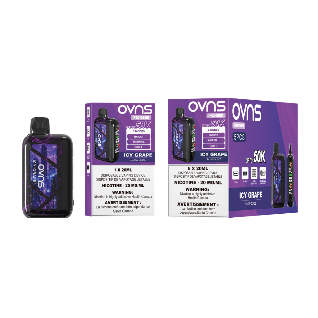 OVNS Pioneer 50K Disposable Vape | Wholesale Box of 5