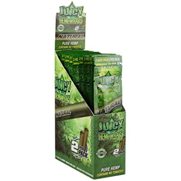 Juicy Jays Hemp Wraps Black & Blueberry Twist – 2 Pack (Box of 25) Wholesale Toronto