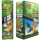 Juicy Jays Hemp Wraps Black & Blueberry Twist – 2 Pack (Box of 25) Wholesale Toronto