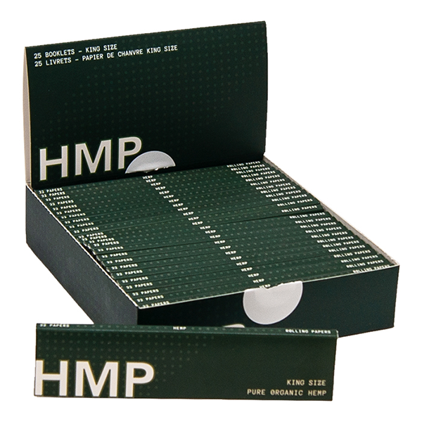 HMP organic hemp rolling tips offer natural, sturdy tips in a 50-count Toronto wholesale pack.