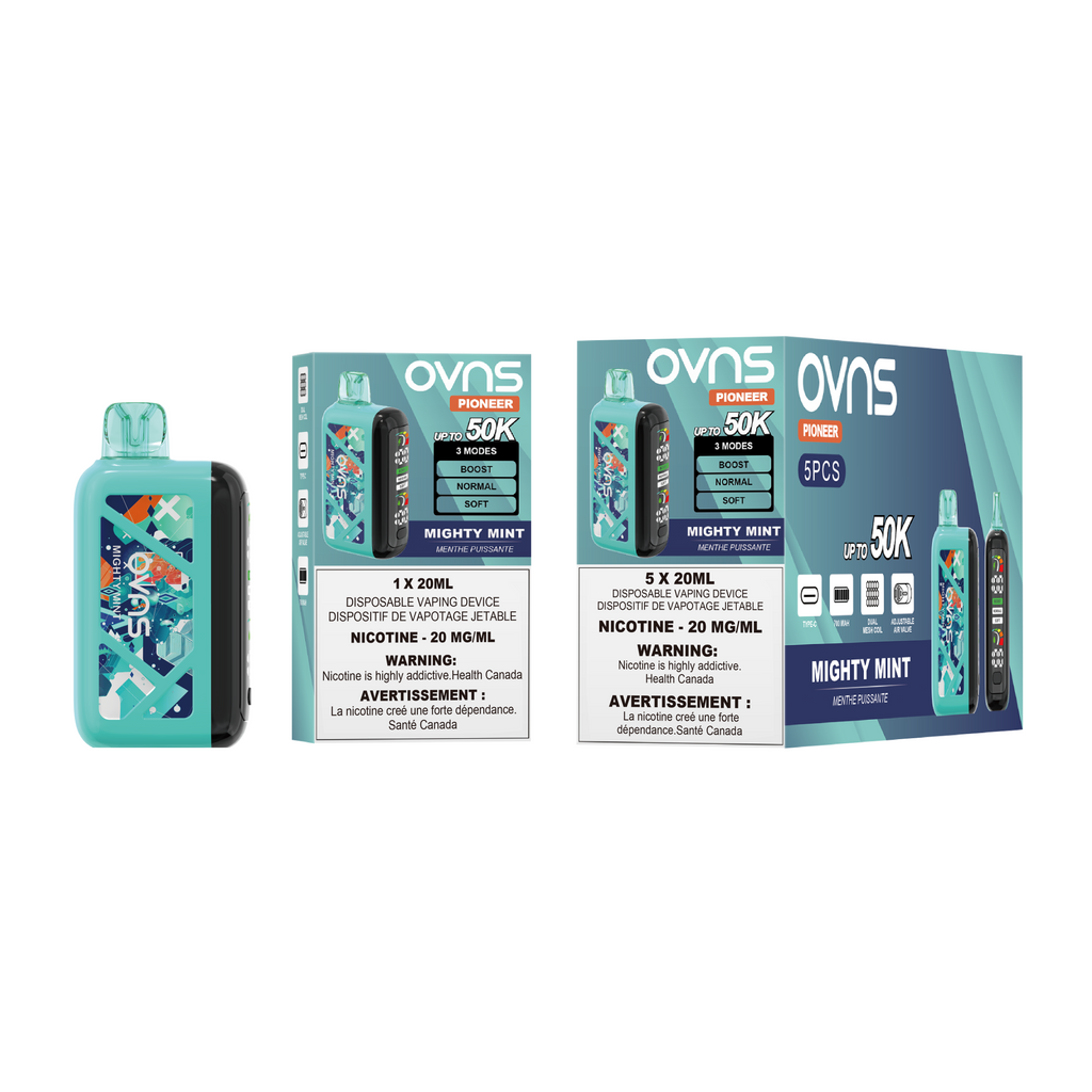 OVNS Pioneer 50K Disposable Vape | Wholesale Box of 5