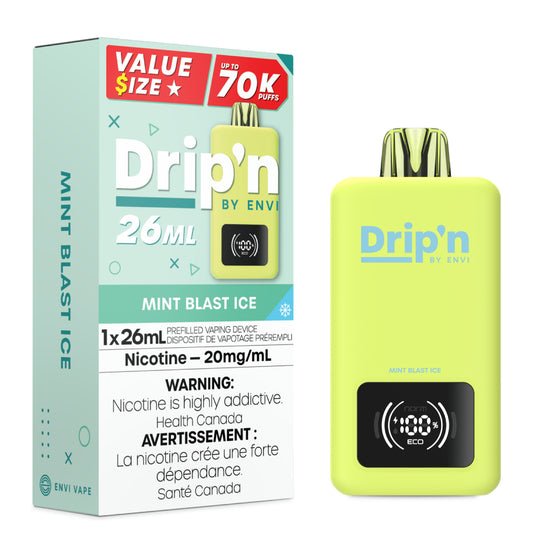 Drip'n by Envi 26mL (Box of 5) | 70,000 Puff Wholesale Vape Toronto