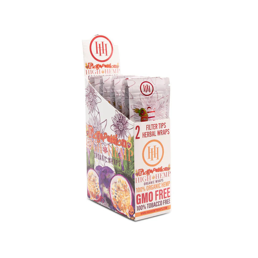 High Hemp Organic Wraps [Box of 25 Packs] | Wholesale