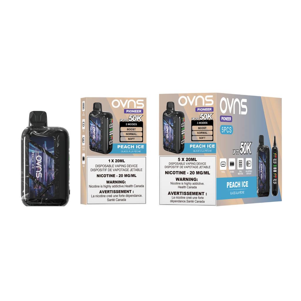 OVNS Pioneer 50K Disposable Vape | Wholesale Box of 5