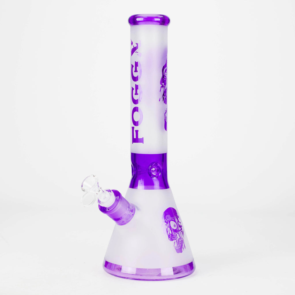 FOGGX 14" Sandblasted Small Skull Beaker (7mm Thick) | FT1649ATS