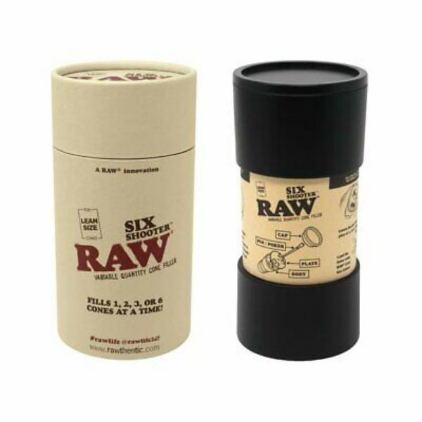 RAW Six Shooter Cone Filler | Lean Size | Wholesale