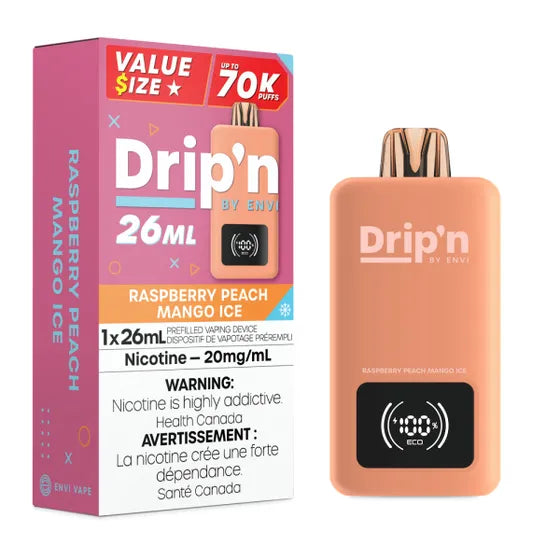 Drip'n by Envi 26mL (Box of 5) | 70,000 Puff Wholesale Vape Toronto
