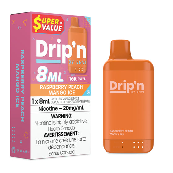Drip'n by Envi 16K (Box of 5) | Wholesale Disposable Vapes Toronto
