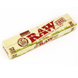 Raw Organic Hemp King Size Cones - 32ct